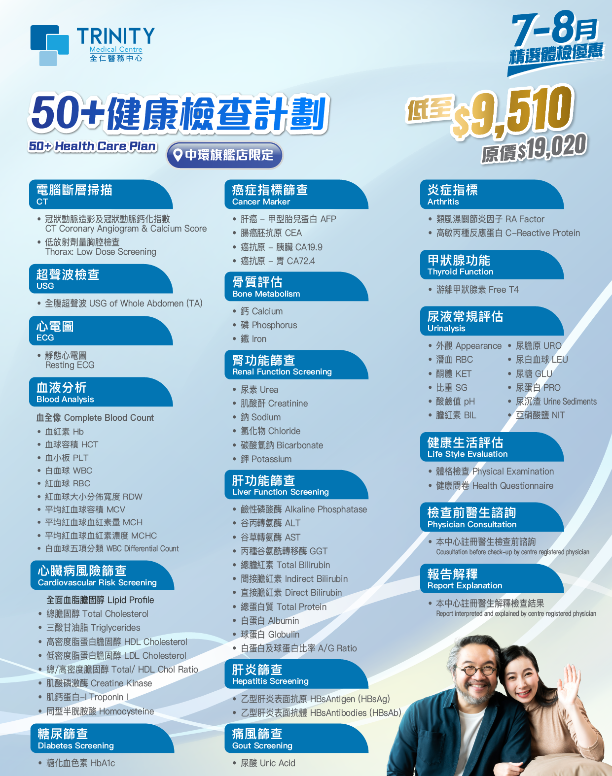 【Jul-Aug Special Offer】50+ Health Care Plan