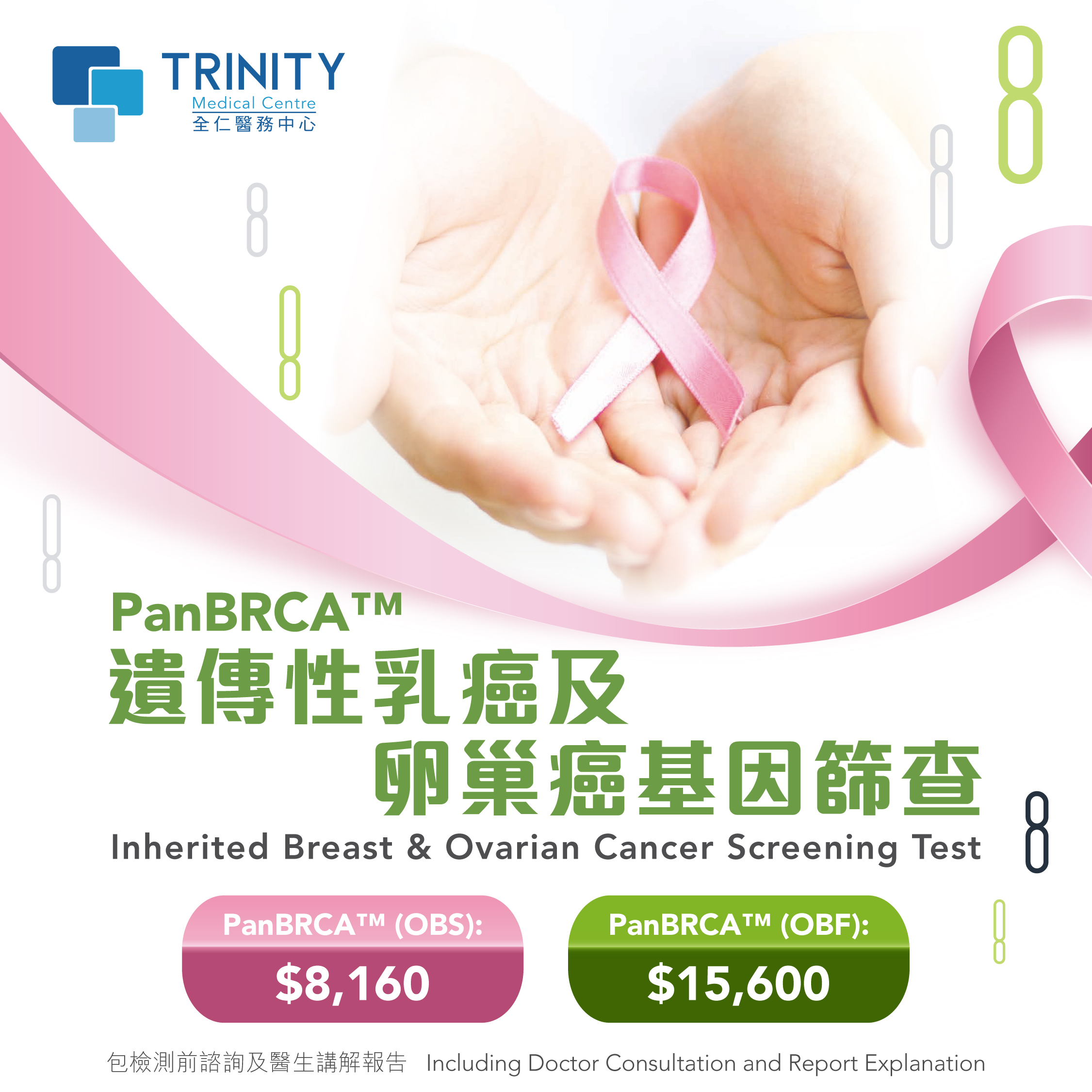 PanBRCA™ 遺傳性乳癌及卵巢癌基因篩查