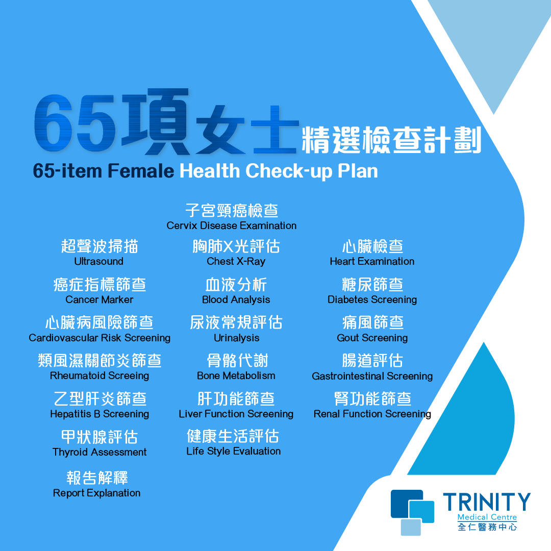65-Item Female Checkup Plan