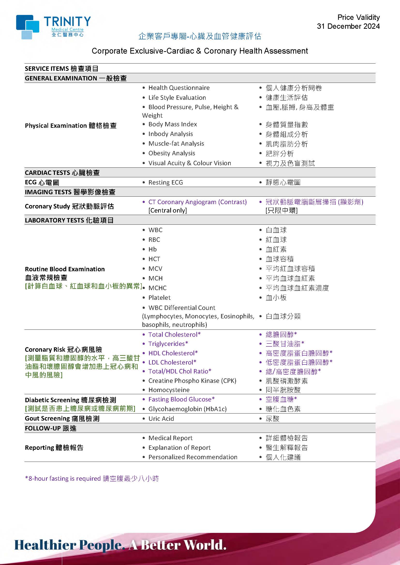 Corporate Exclusive-Cardiac & Coronary Health Assessment