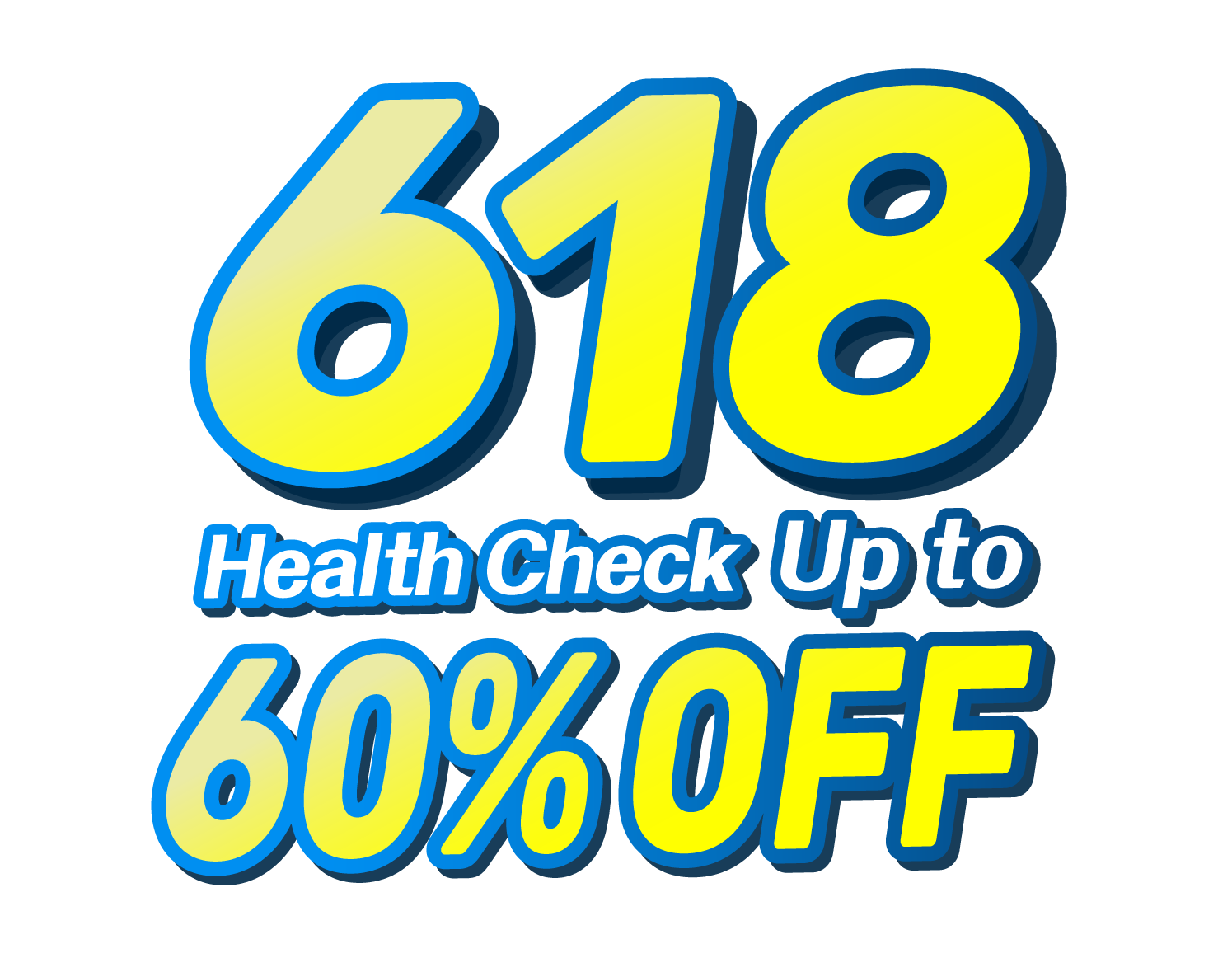 618 Mid-Year Sale, exclusive health check-up discounts of up to 60%!