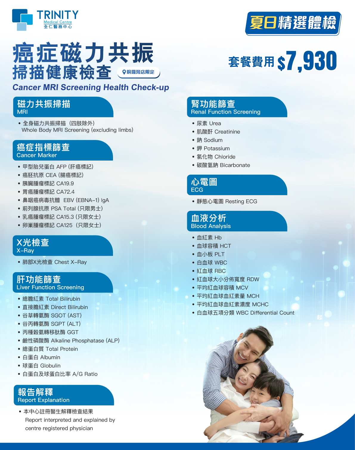 【夏日精選】癌症磁力共振掃描健康檢查