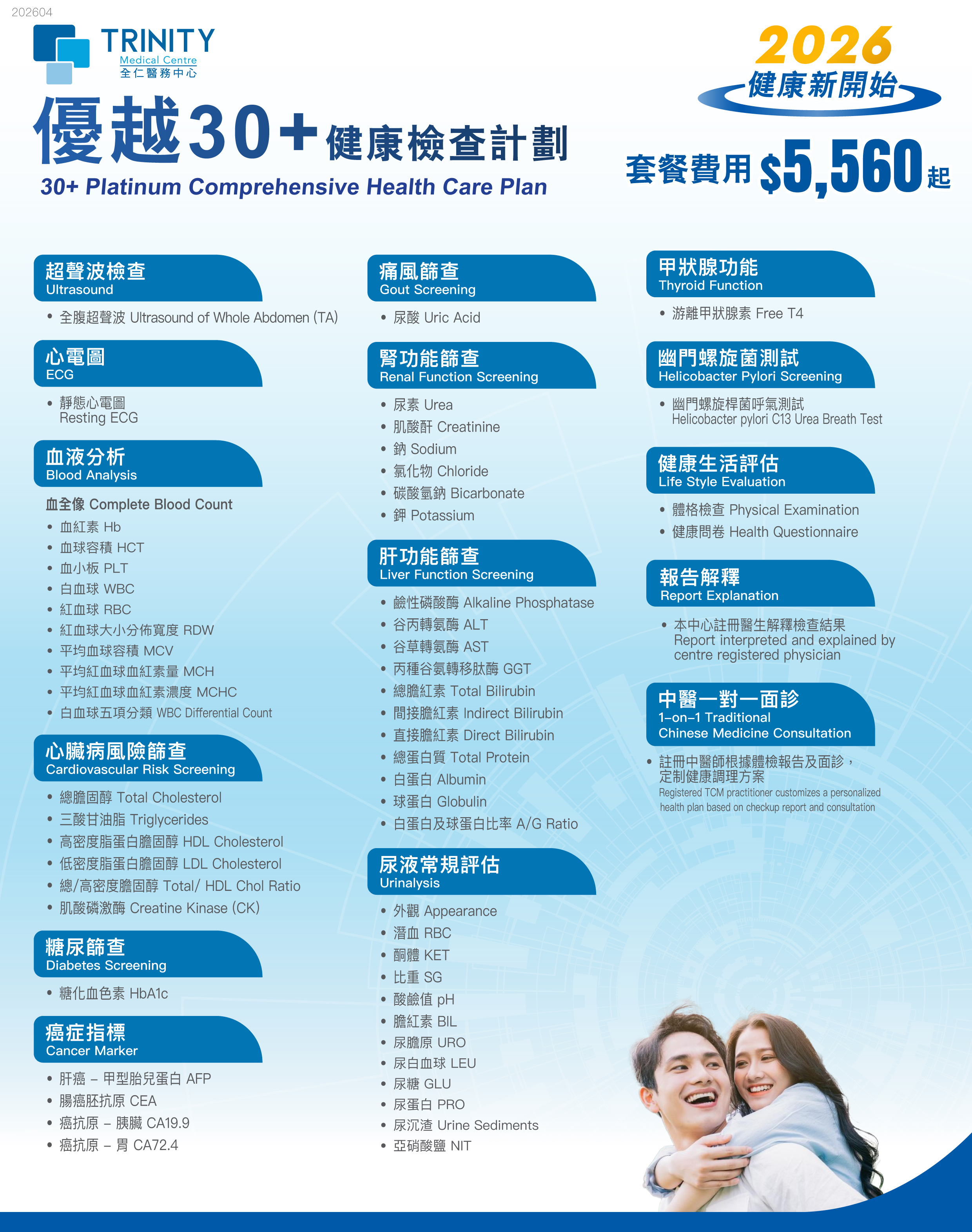 【2026 精選】優越30+健康檢查計劃