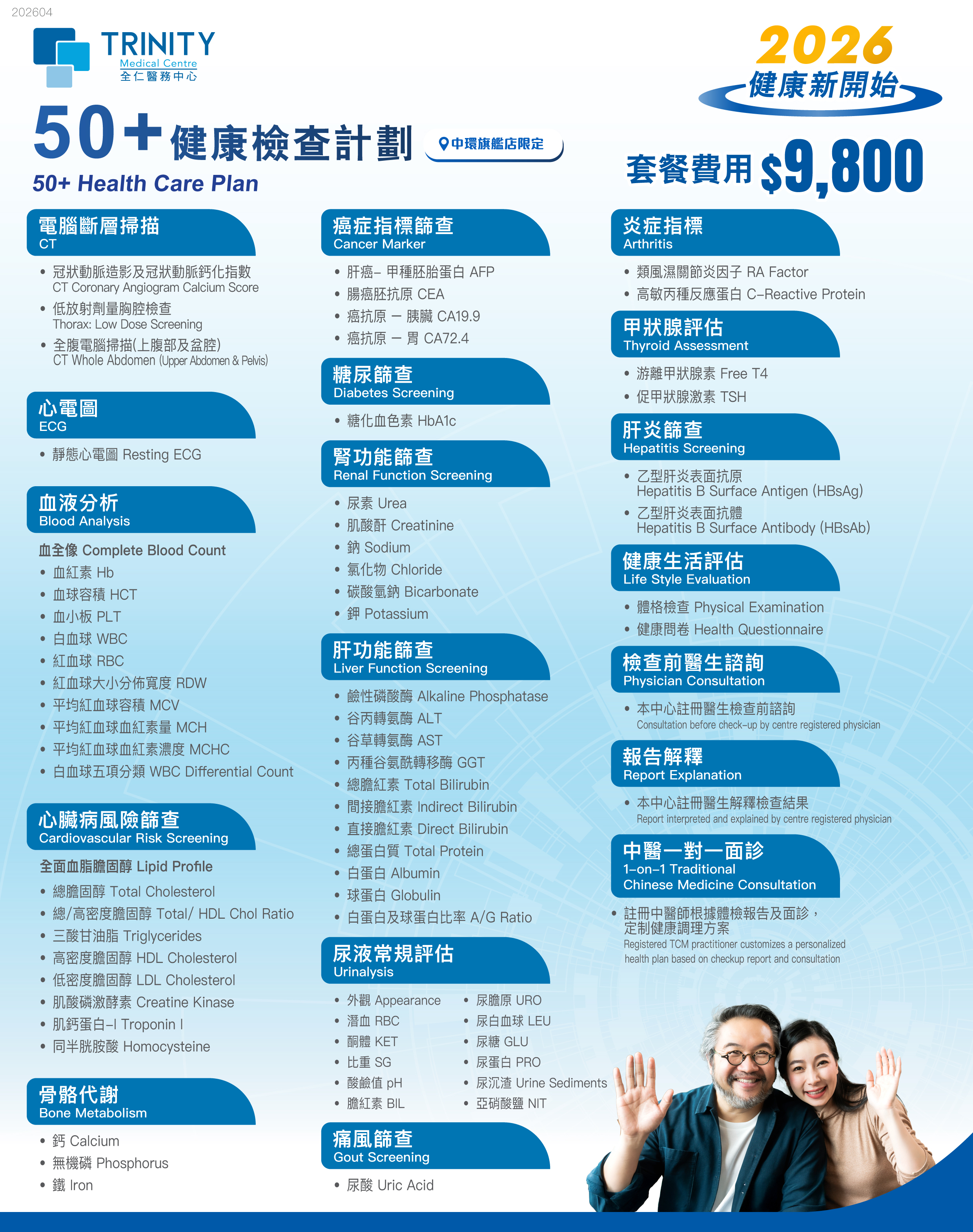 【2026 精選】50+健康檢查計劃