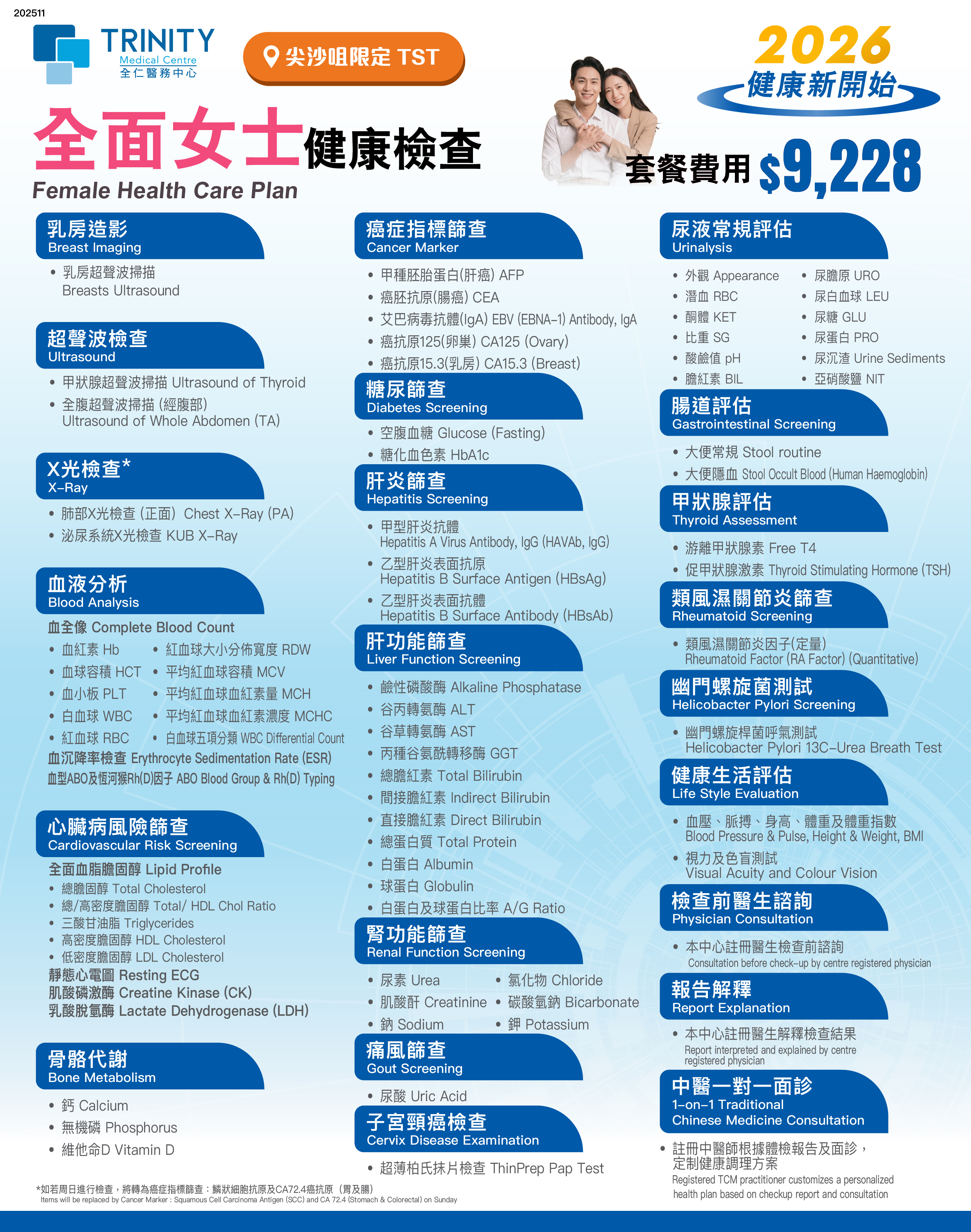 【2026 Picks】Health Check-up Plan (Men/Women)