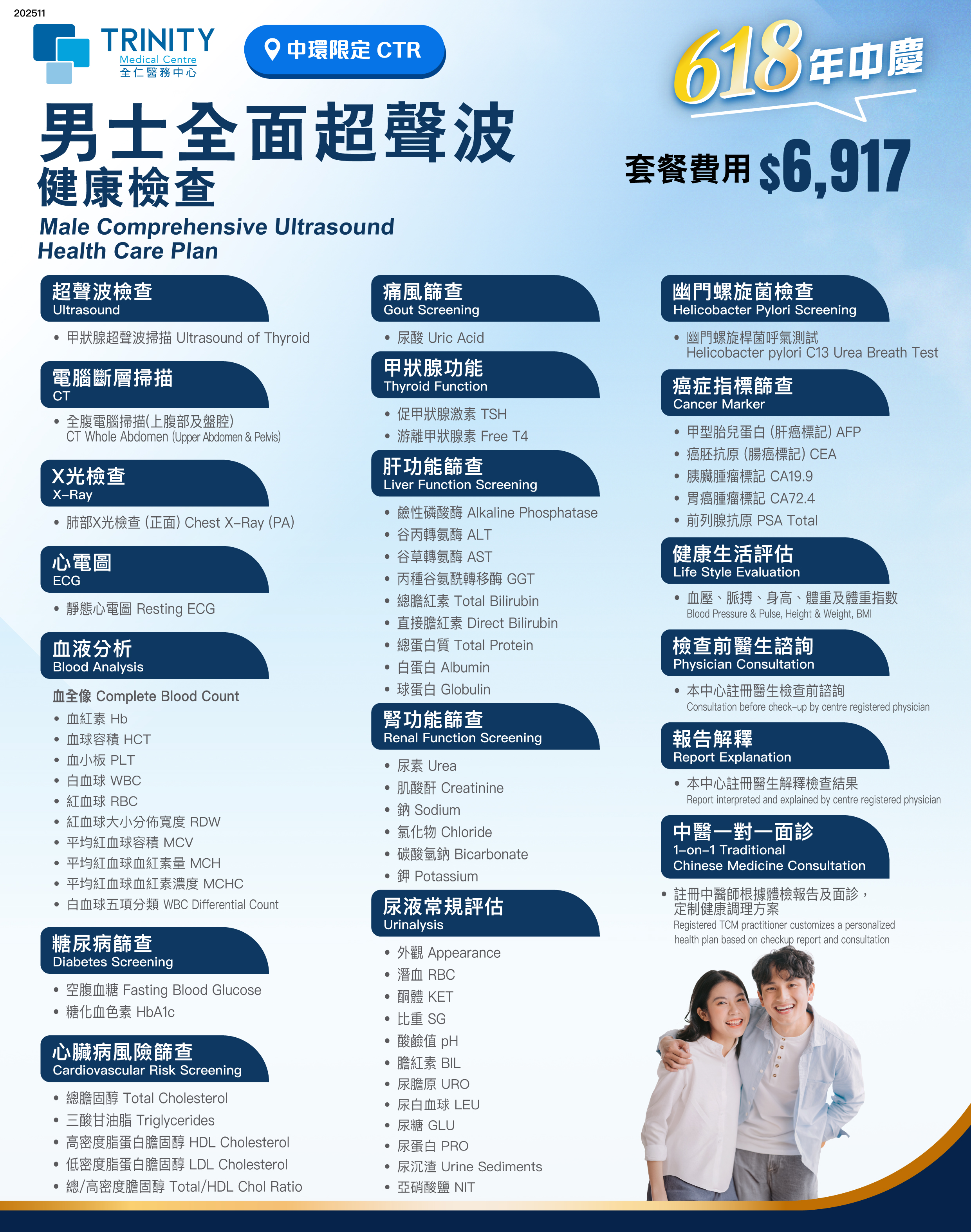 男士超聲波檢查-身體檢查-全仁醫務
